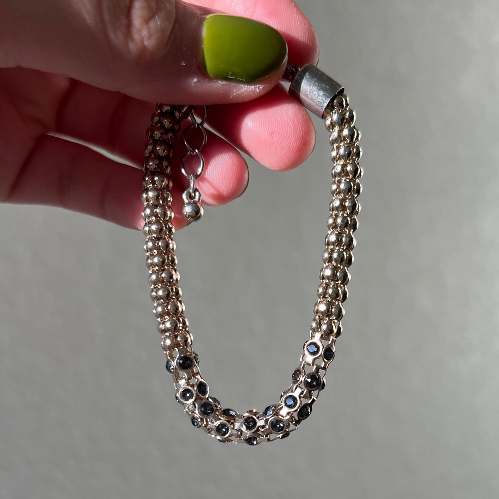 Blue Swarovski Crystal Fashion Bracelet